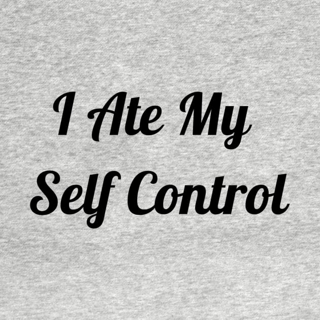 I Ate My Self Control by Jitesh Kundra